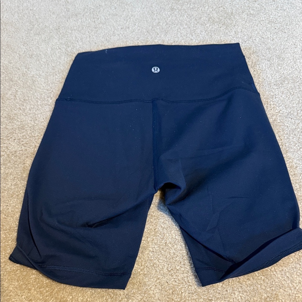 lululemon athletica Women's Deep Blue Bike Shorts